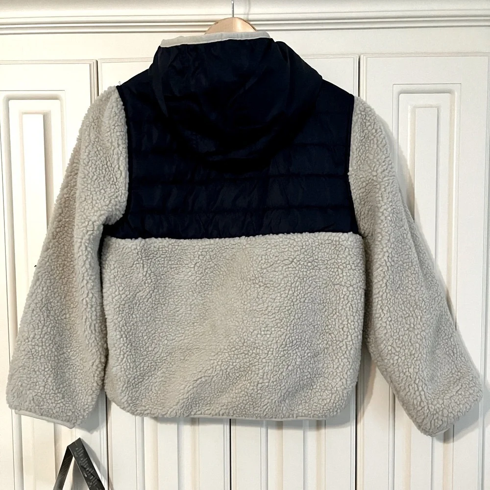 London Fog Half Zip Fleece‎ Sweatshirt Jacket Child Size S/8 NWT
